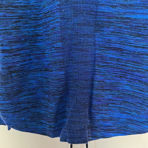 NIKE Blue Purple Long Sleeve Tech Knit Stretch Athetic Walk run top women size M - Picture 7 of 11